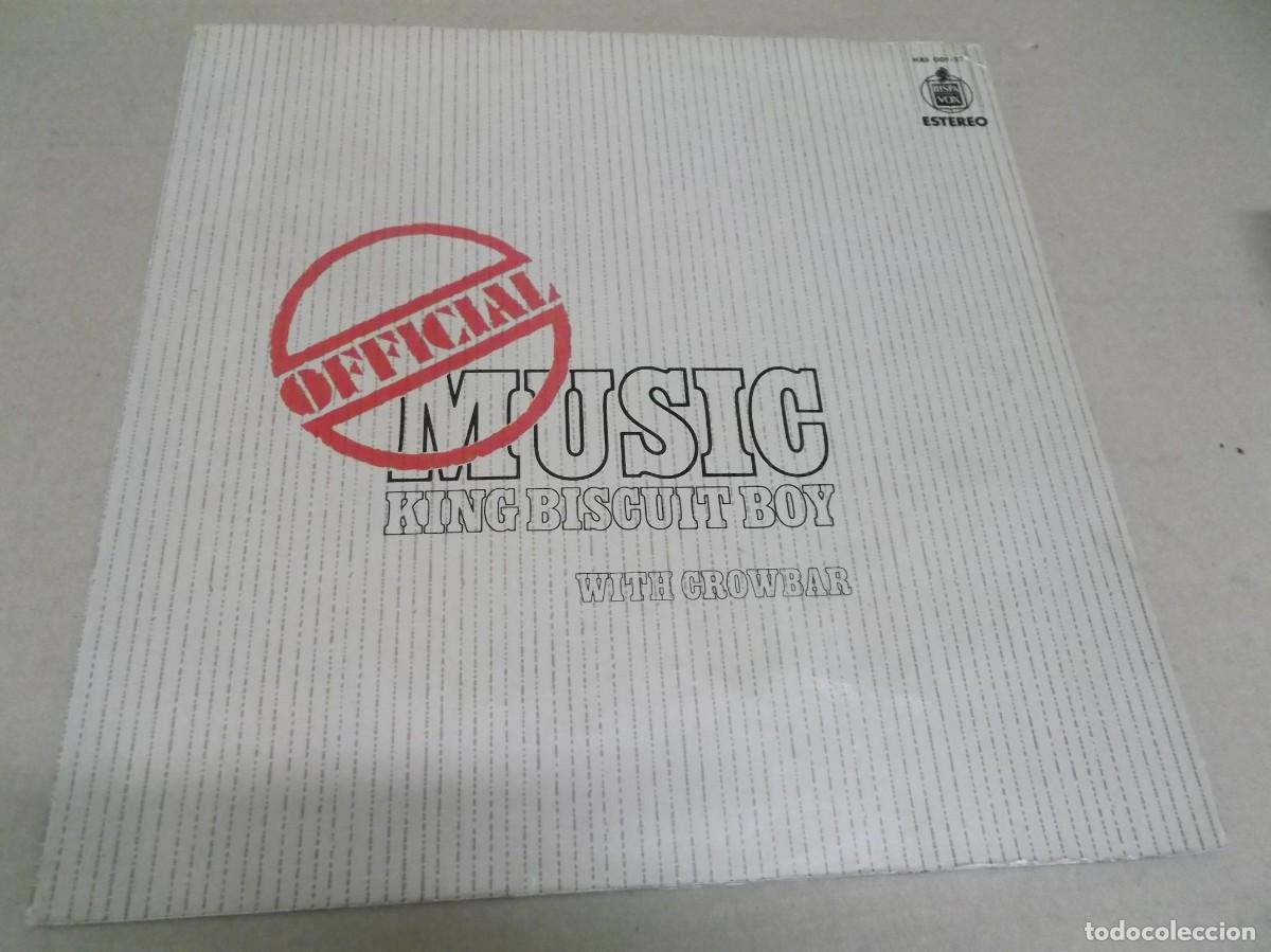 Disques de vinyle: KING BISCUIT BOY WITH CROWBAR (LP) OFFICIAL MUSIC A&Ntilde;O 1971 - PORTADA ABIERTA