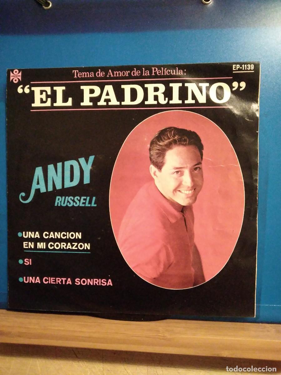 Discos de vinilo: Andy Russell El Padrino Single - Foto 1