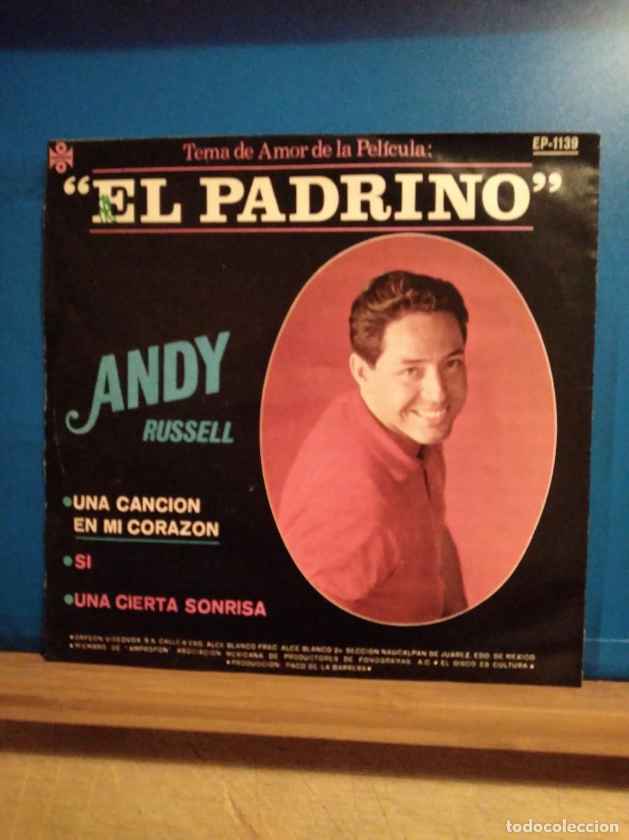 Discos de vinilo: Andy Russell El Padrino Single - Foto 2
