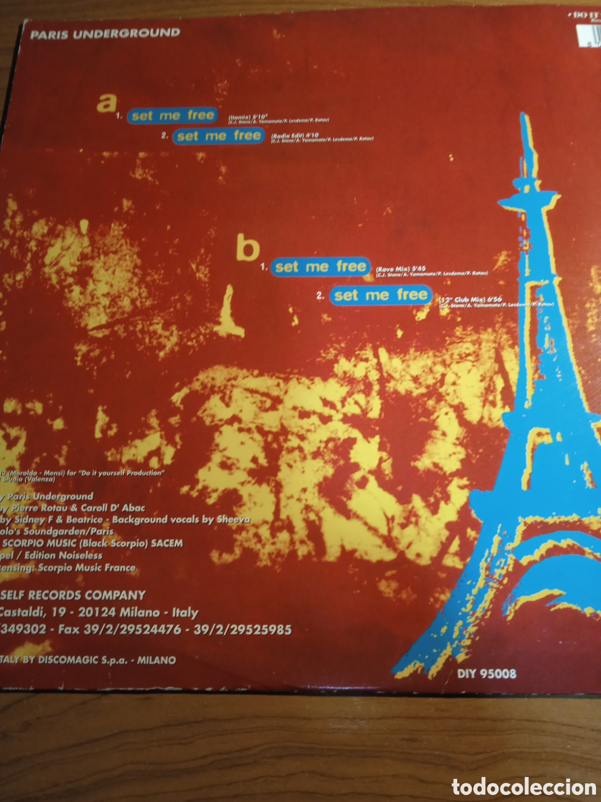 Discos de vinilo: Paris underground - set me free - Foto 2