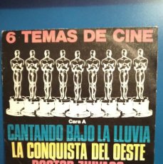 Discos de vinilo: 6 TEMAS DE CINE: CANTANDO BAJO LA LLUVIA/ LA CONQUISTA DEL OESTE/ DOCTOR ZHIVAGO/ NACIDA LIBRE. BSO