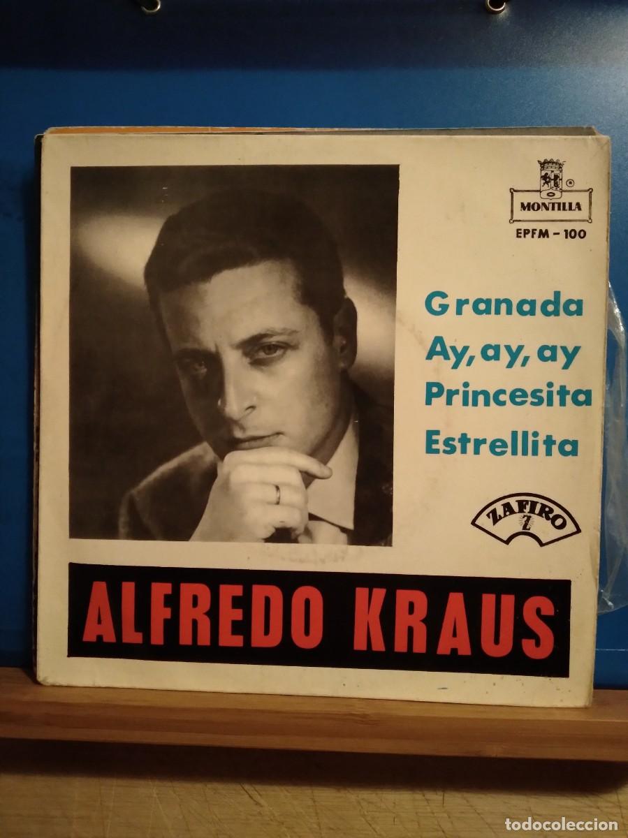 Discos de vinilo: Lote 6 Singles Alfredo Kraus - Foto 4