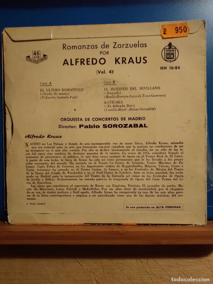 Discos de vinilo: Lote 6 Singles Alfredo Kraus - Foto 9
