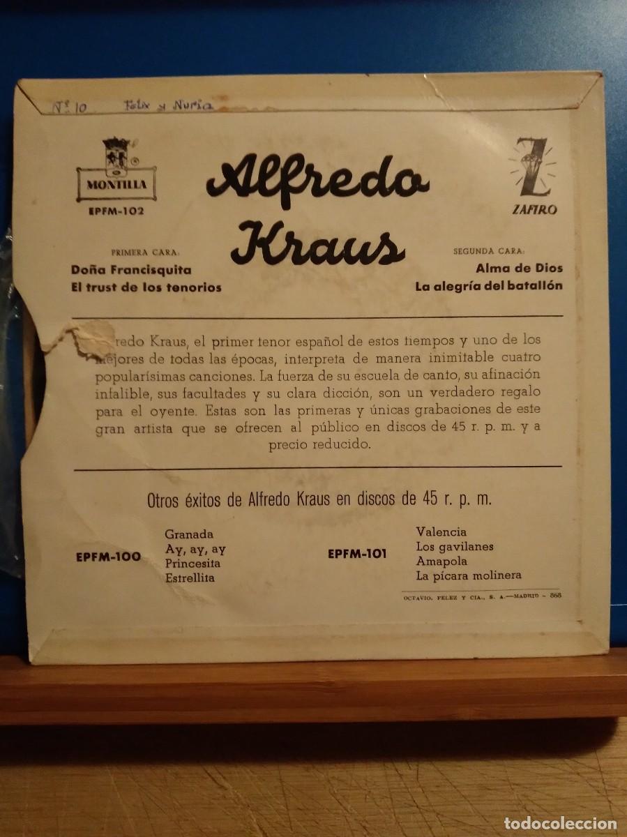 Discos de vinilo: Lote 6 Singles Alfredo Kraus - Foto 11
