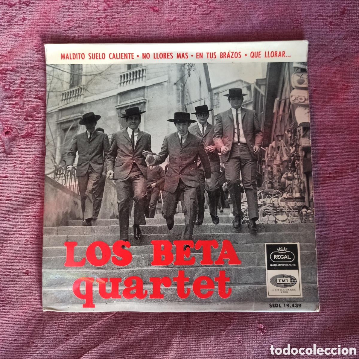 Discos de vinilo: LOS BETA QUARTET 1965 Spain, Espa&ntilde;a Eps - Foto 1