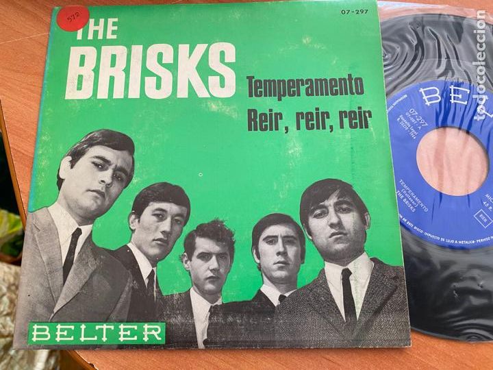 Discos de vinilo: THE BRIKS (TEMPERAMENTO) SINGLE ESPA&Ntilde;A 1966 (EPI1) - Foto 1