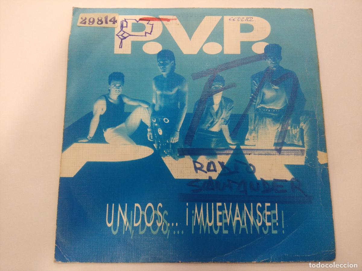 Discos de vinilo: PVP/UN,DOS MUEVANSE/SINGLE PROMOCIONAL. - Foto 1