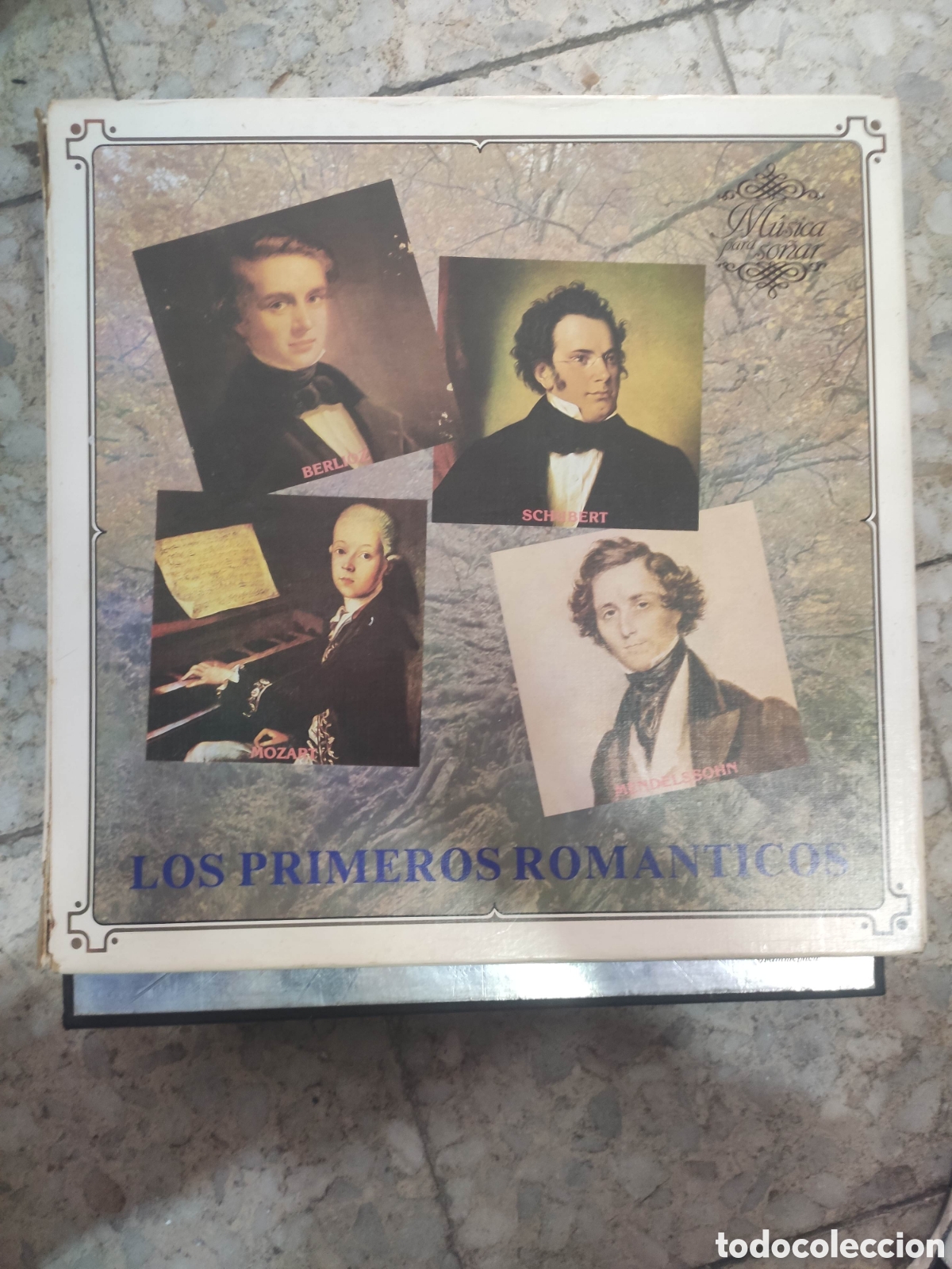 Discos de vinilo: LOS PRIMEROS ROMANTICOS. MUSICA PARA SO&Ntilde;AR. FABRI CAJA 9 LP Y LIBRETO