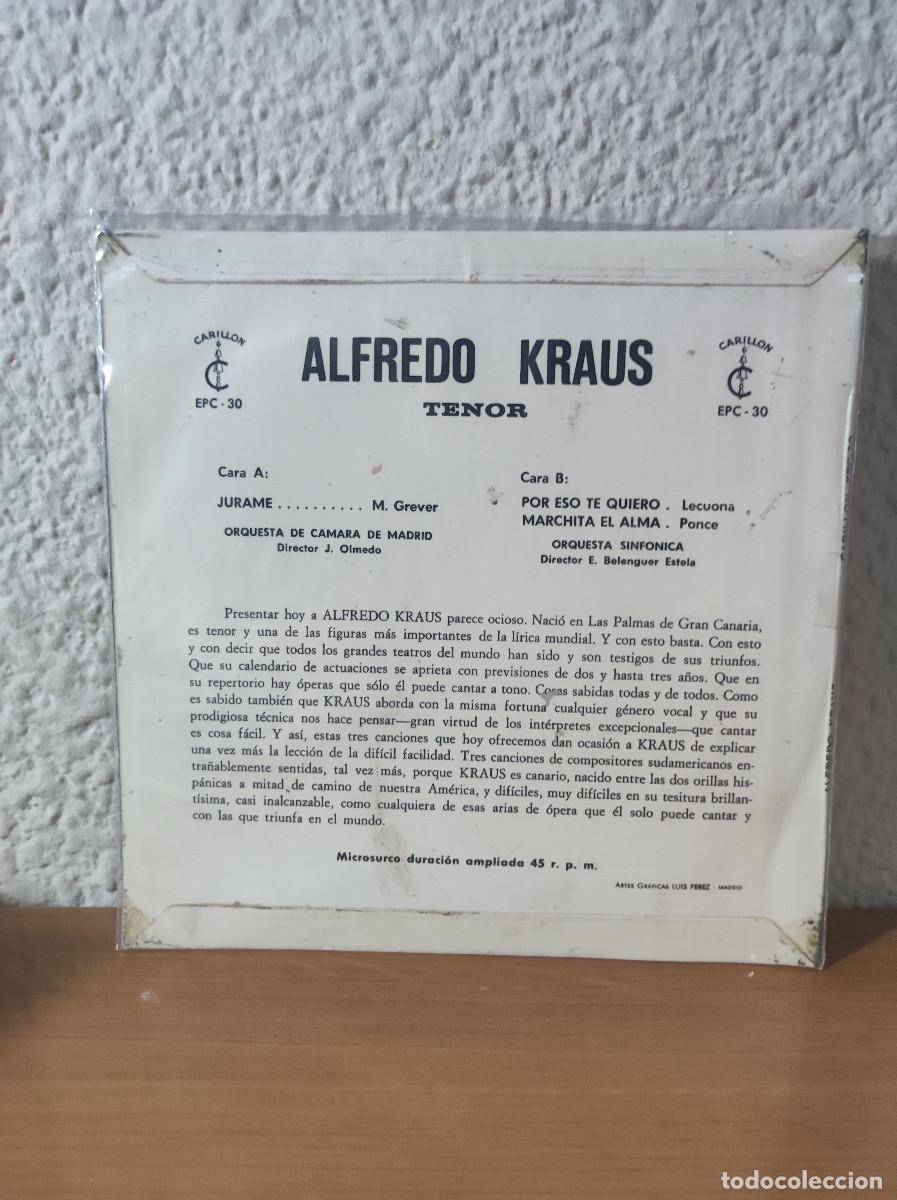 Discos de vinilo: Alfredo Kraus &ndash; J&uacute;rame - Foto 2