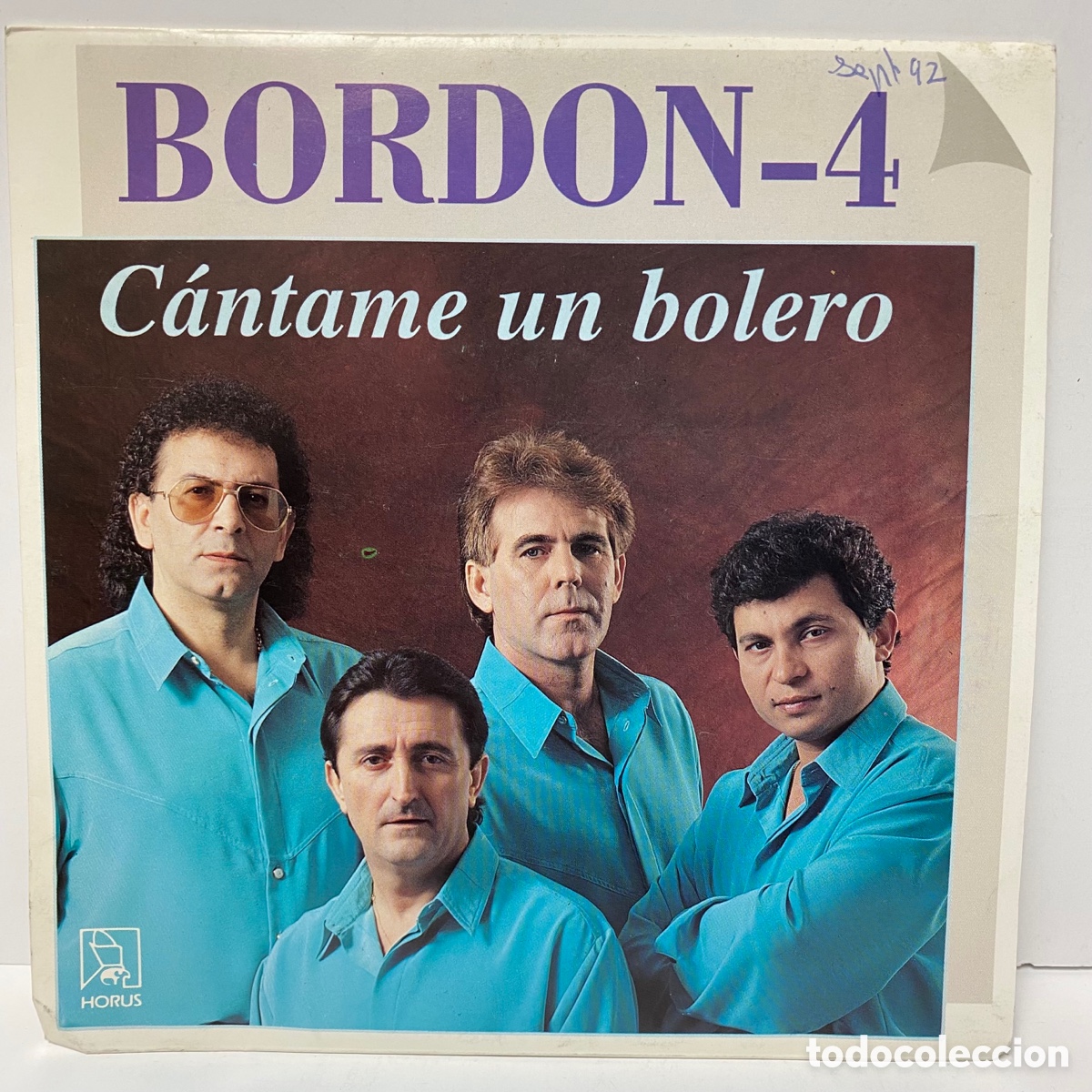 Discos de vinilo: Bordon-4 - C&aacute;ntame Un Bolero (7&rdquo;) - Foto 1