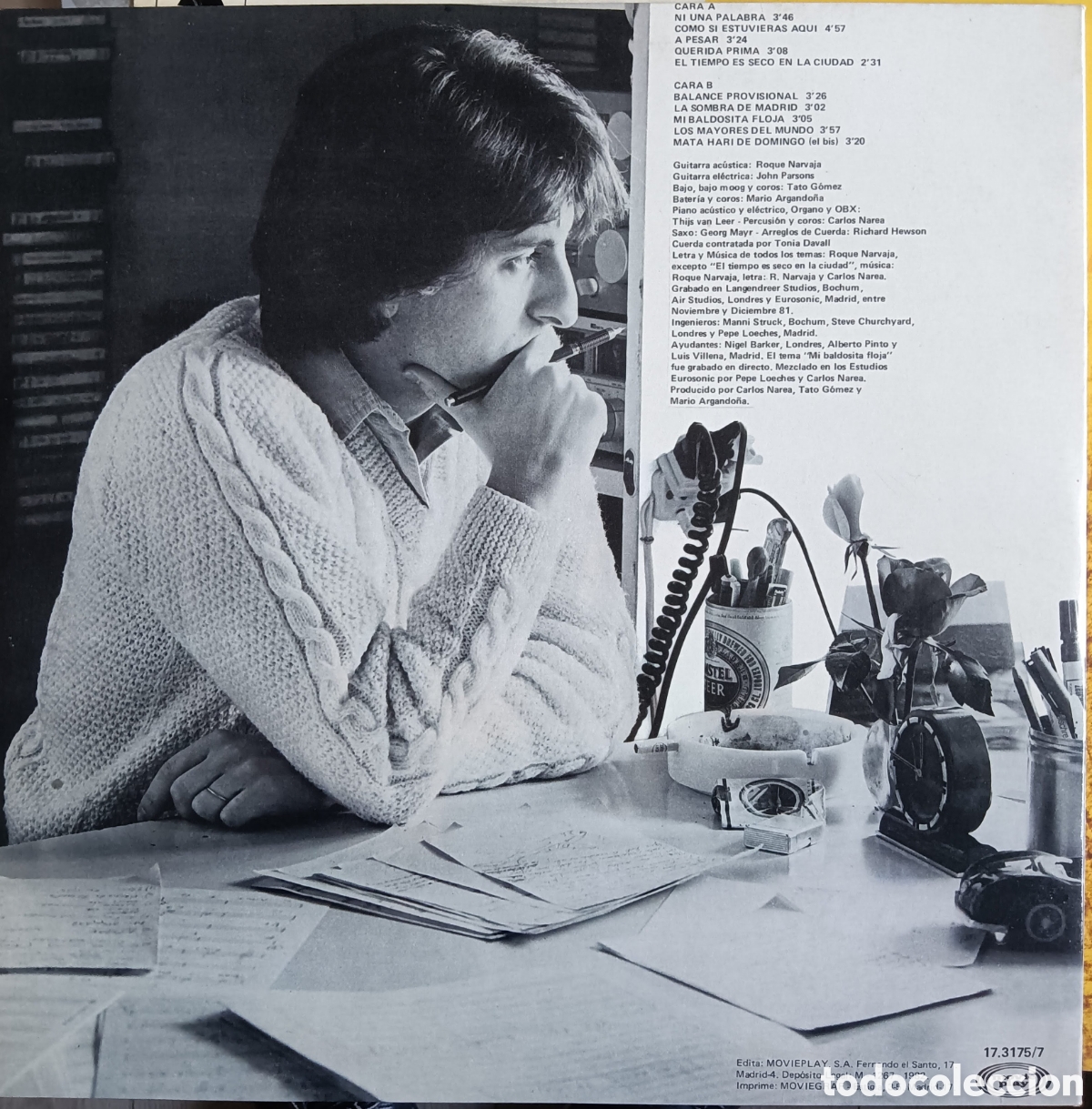 Discos de vinilo: Roque Narvaja - Balance Provisional, 1982 - Foto 3