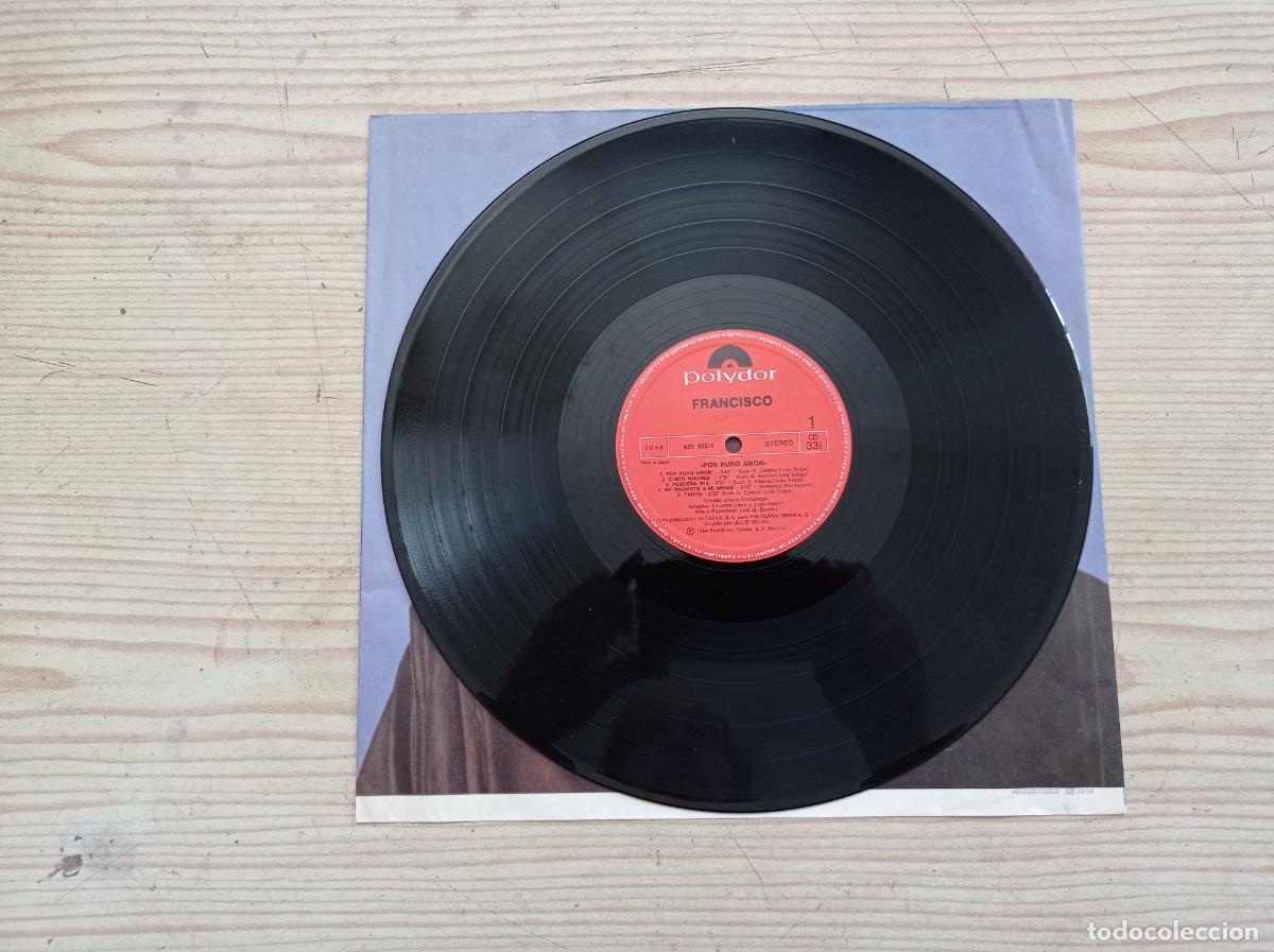 Discos de vinilo: Francisco - Por Puro Amor LP - Foto 3