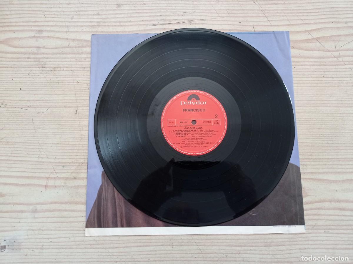 Discos de vinilo: Francisco - Por Puro Amor LP - Foto 4