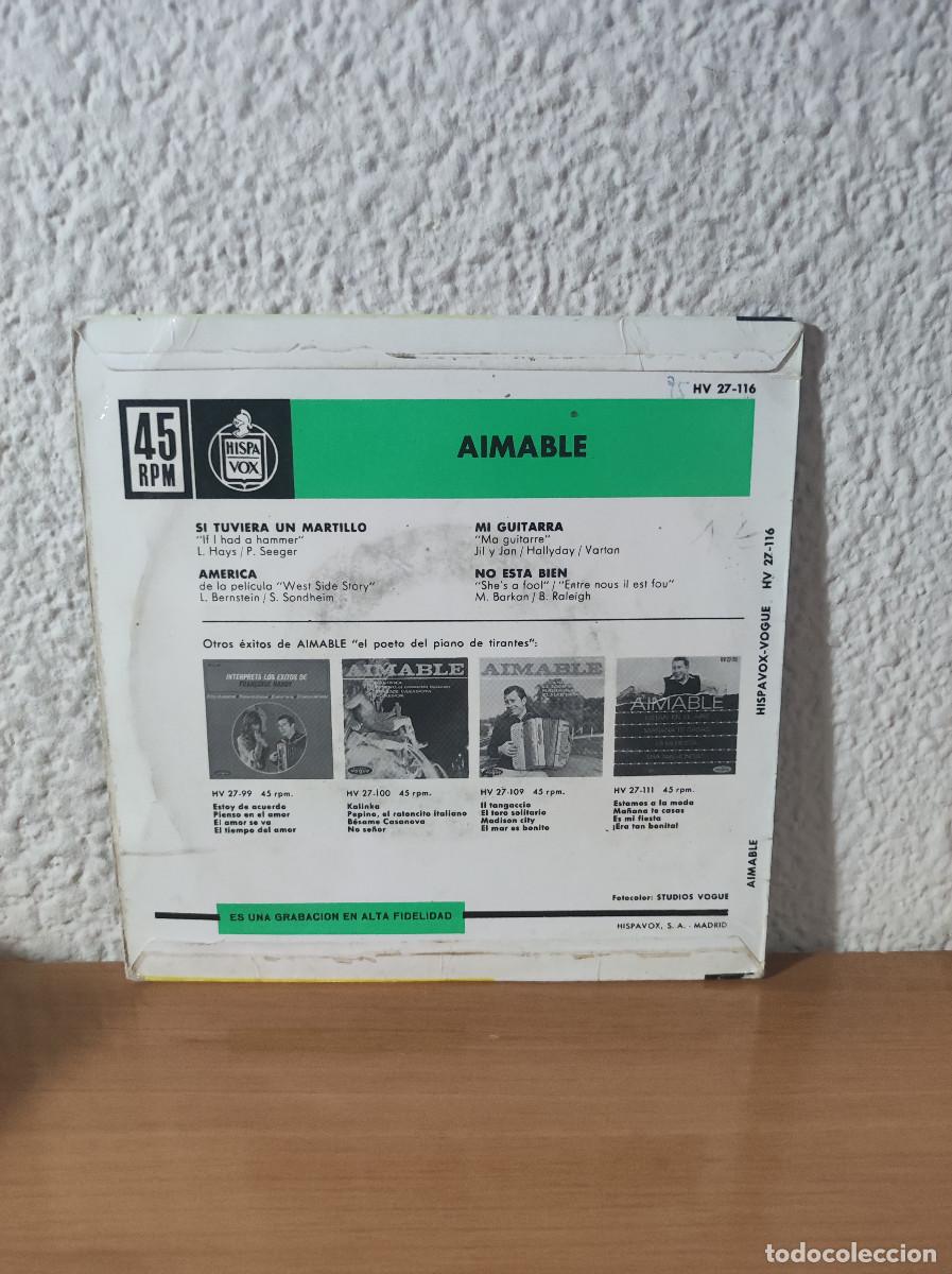 Discos de vinilo: Aimable &ndash; Si Tuviera Un Martillo - Foto 2