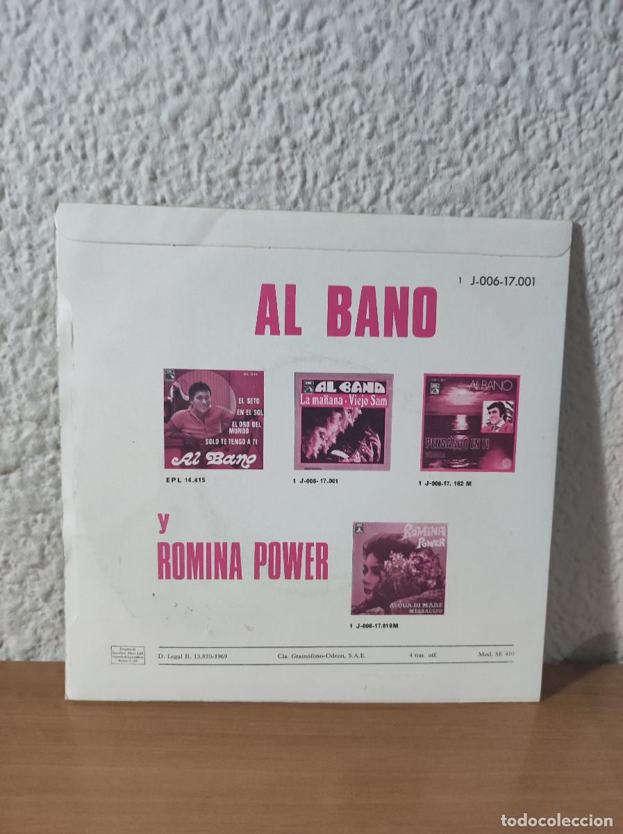 Discos de vinilo: Al Bano &ndash; La Ma&ntilde;ana / Viejo Sam - Foto 2