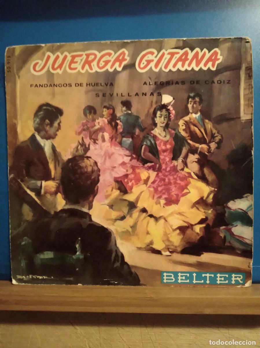 Discos de vinilo: JUERGA FLAMENCA / EP / GRUPO GITANO SACRAMONTE - Foto 1
