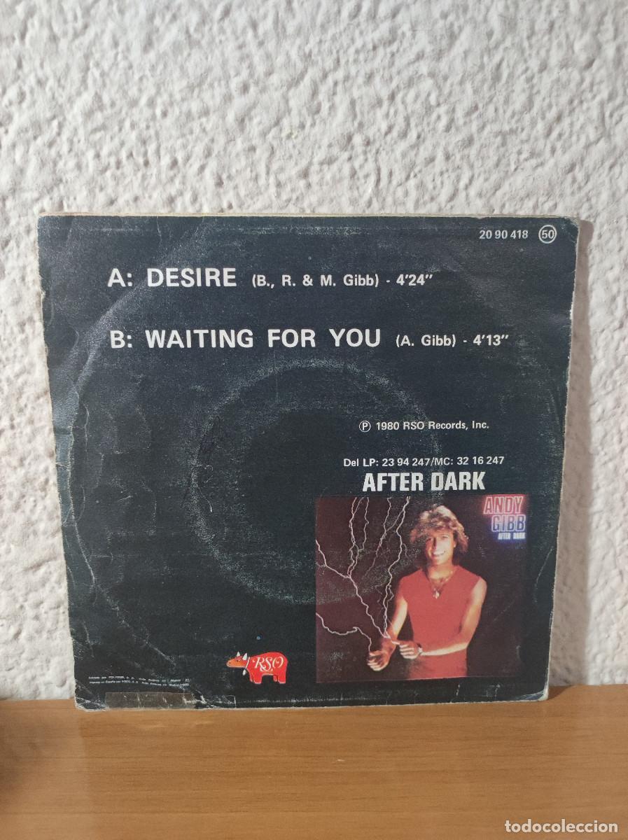 Discos de vinilo: ANDY GIBB DESIRE - Foto 2