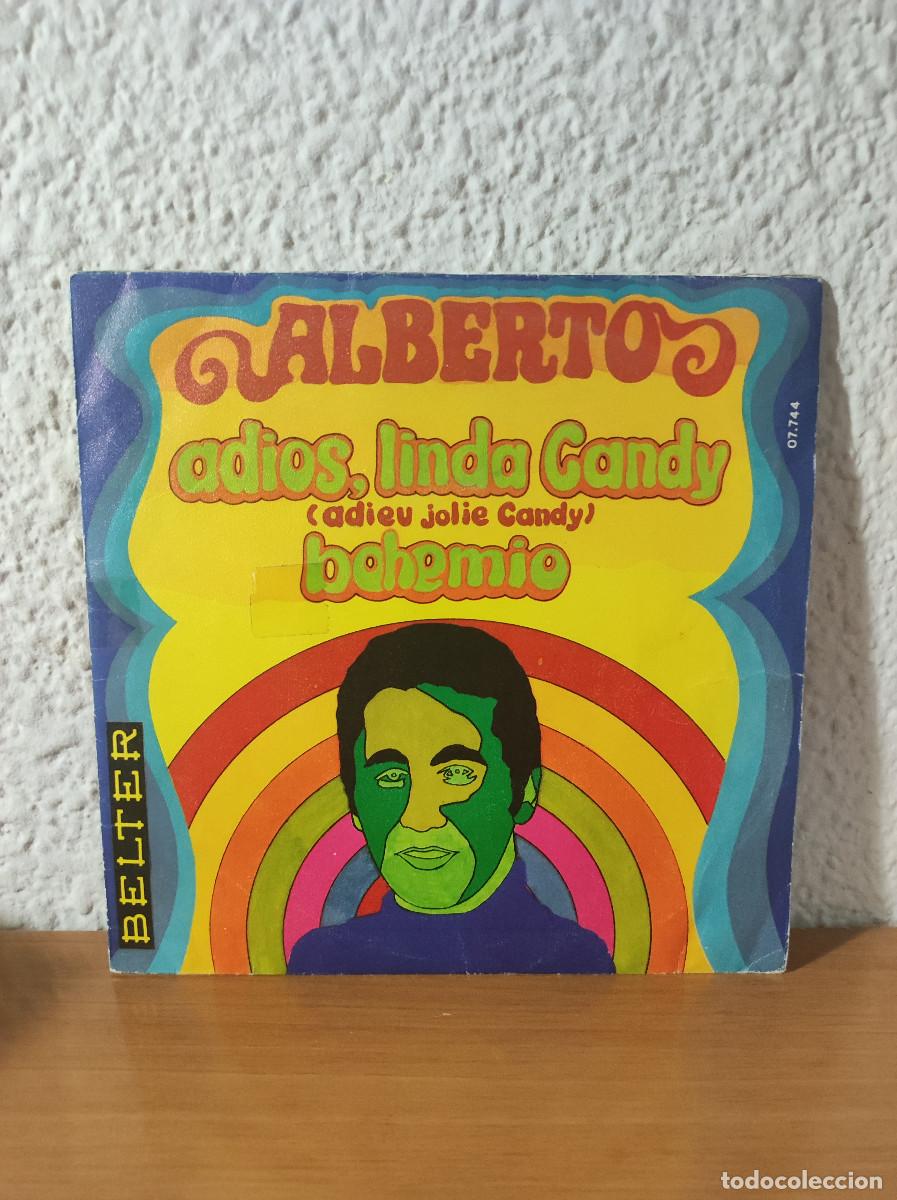Discos de vinilo: Alberto &ndash; Adios Linda Candy / Bohemio - Foto 1