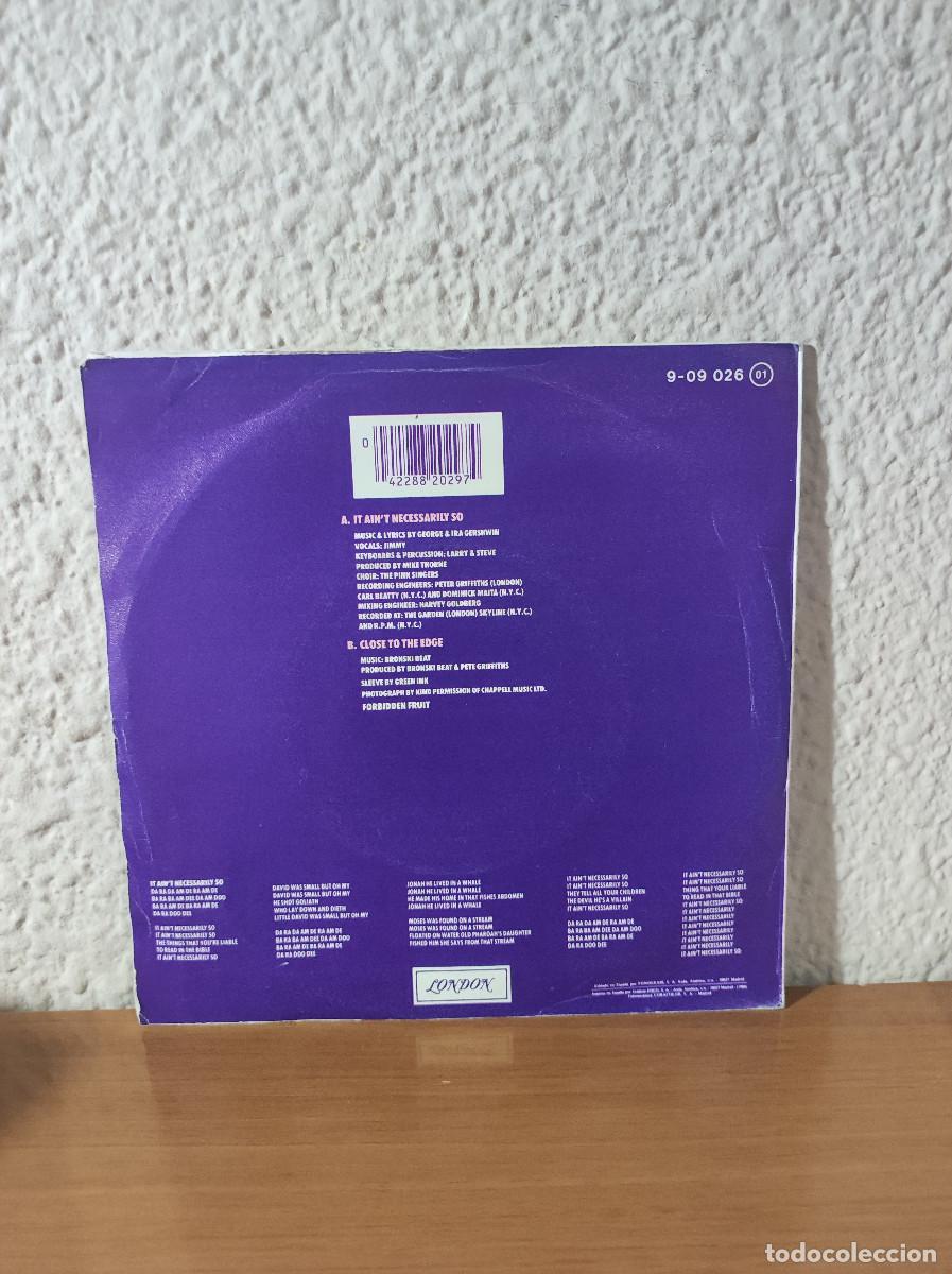 Discos de vinilo: Bronski Beat &ndash; It Aint Necessarily So - Foto 2