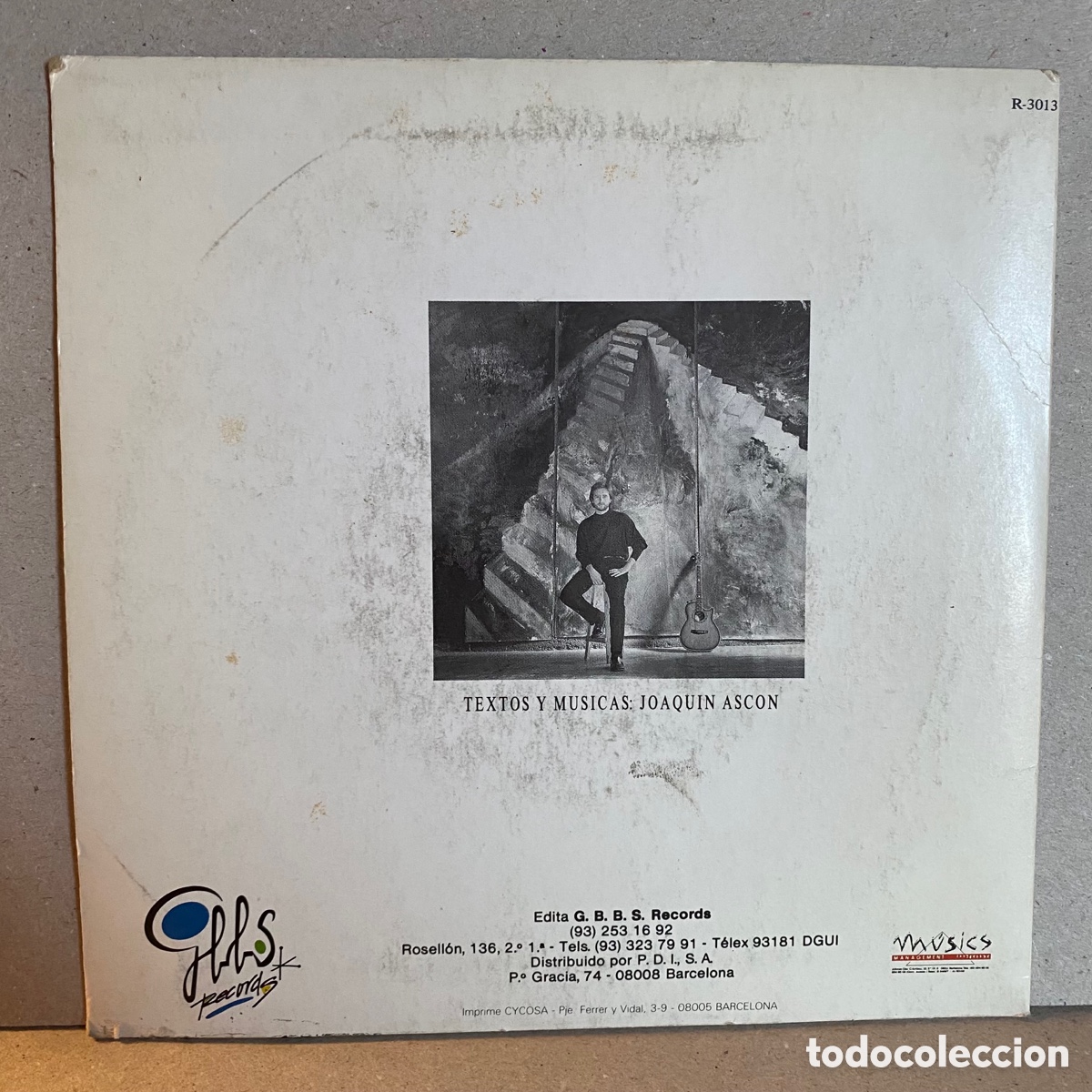 Discos de vinilo: Joaqu&iacute;n Asc&oacute;n - Zigurat (7&rdquo;, Single) - Foto 2