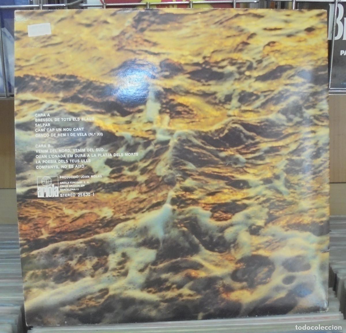 Discos de vinilo: Lluis Llach. El meu amic el mar. Ariola 1978, ref. 25630-I -- LP - Foto 3