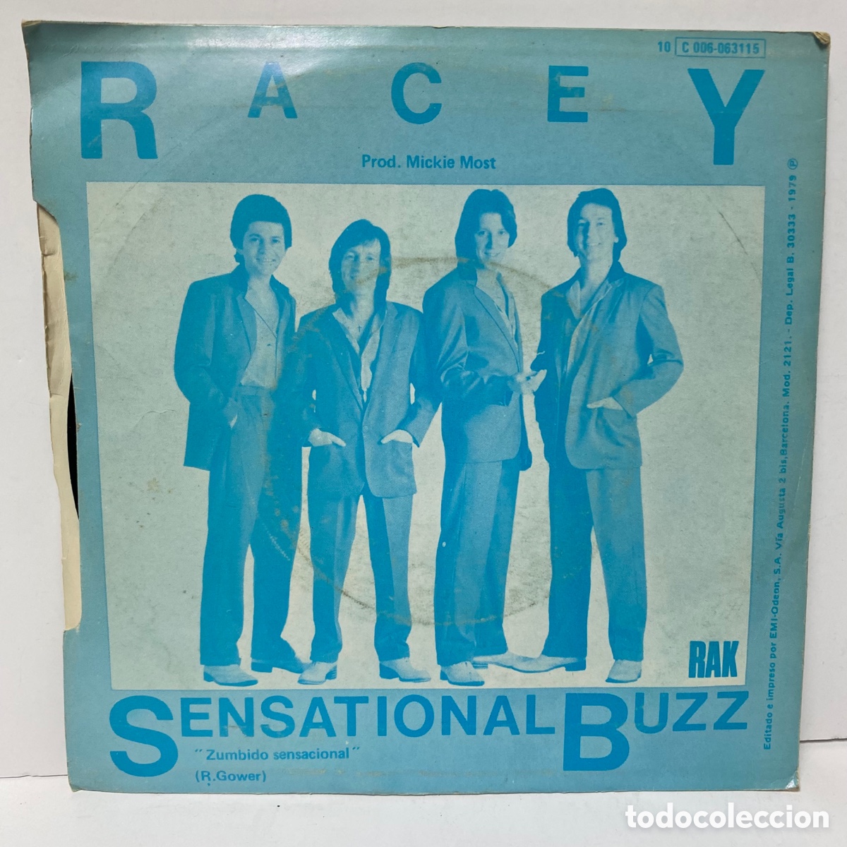 Discos de vinilo: Racey - Boy Oh Boy (7&rdquo;, Single) - Foto 2