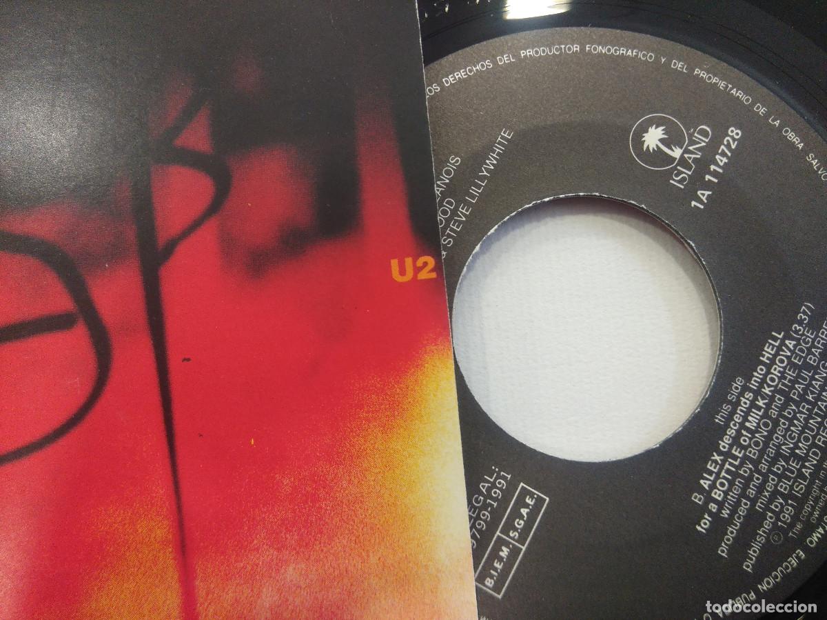 Discos de vinilo: U2/THE FLY/SINGLE SPAIN. - Foto 2