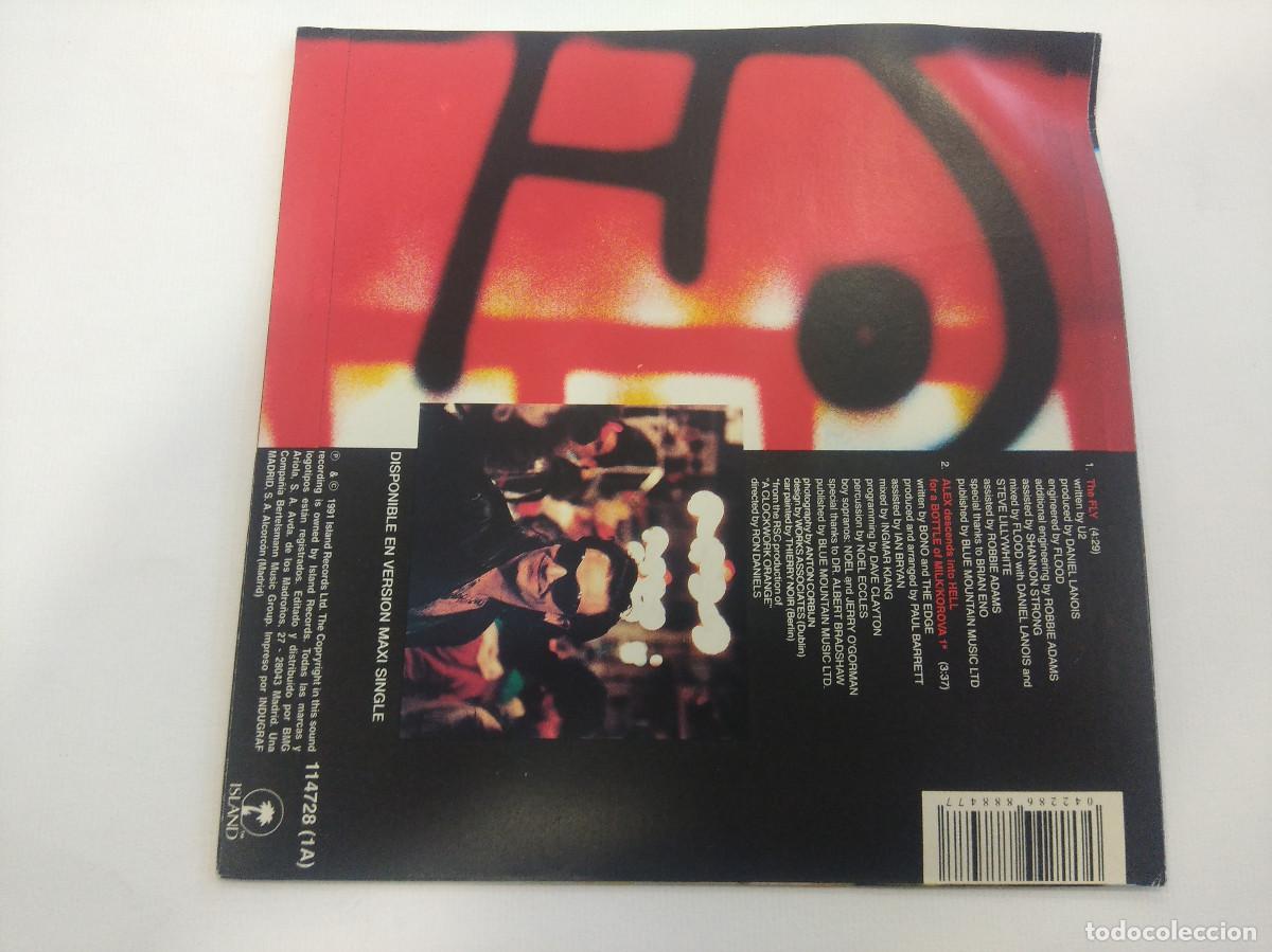 Discos de vinilo: U2/THE FLY/SINGLE SPAIN. - Foto 3