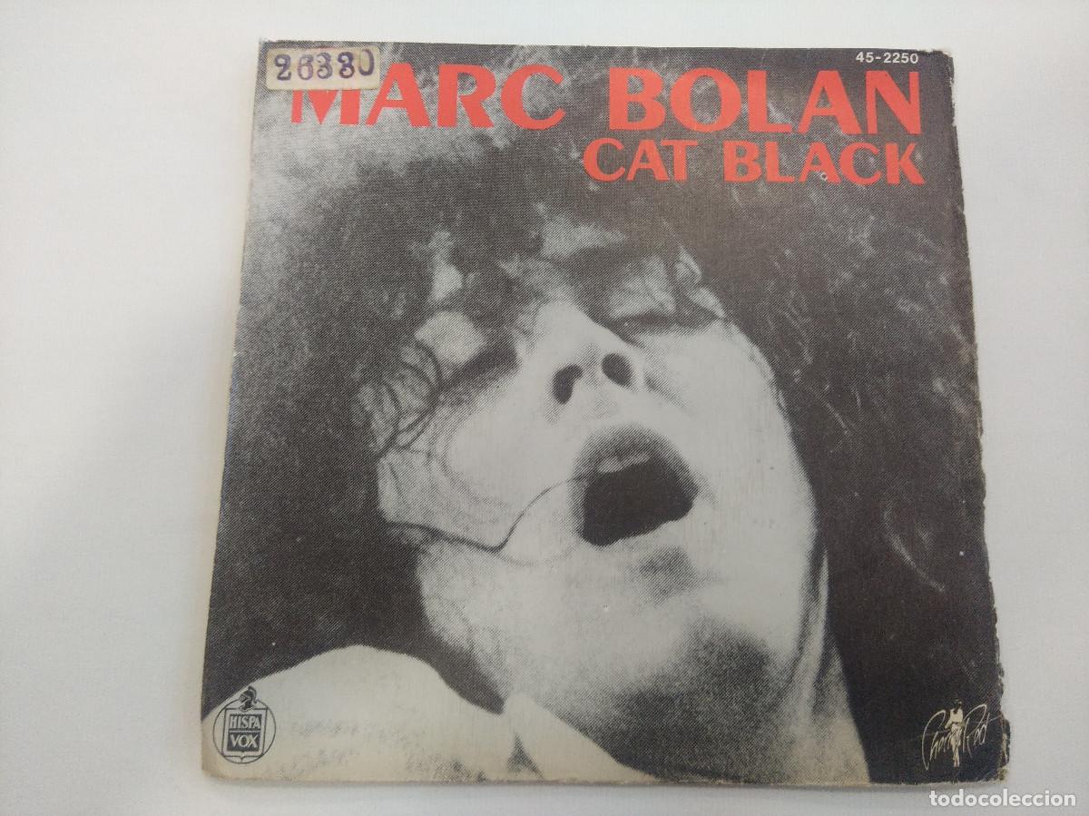 Discos de vinilo: MARC BOLAN/CAT BLACK/SINGLE. - Foto 1