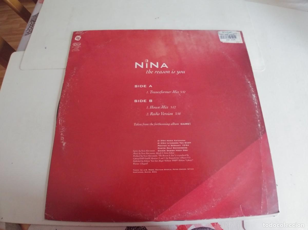 Discos de vinilo: NINA-MAXI THE REASON IS YOU - Foto 2
