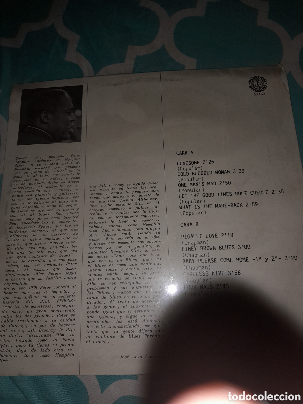 Vinyl records: Memphis slim vol 3