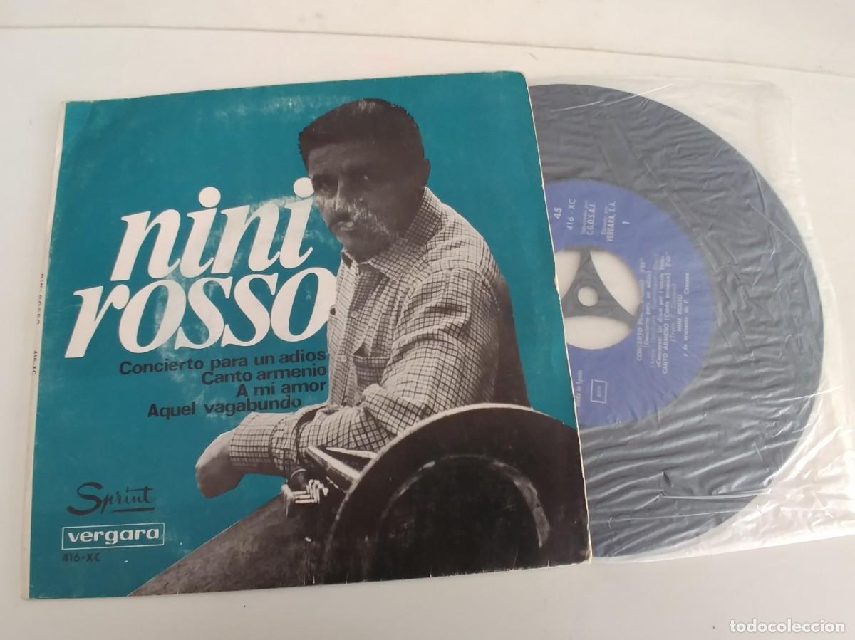 Discos de vinilo: NINI ROSSO-EP CONCERTO PER UN ADDIO +3 - Foto 1