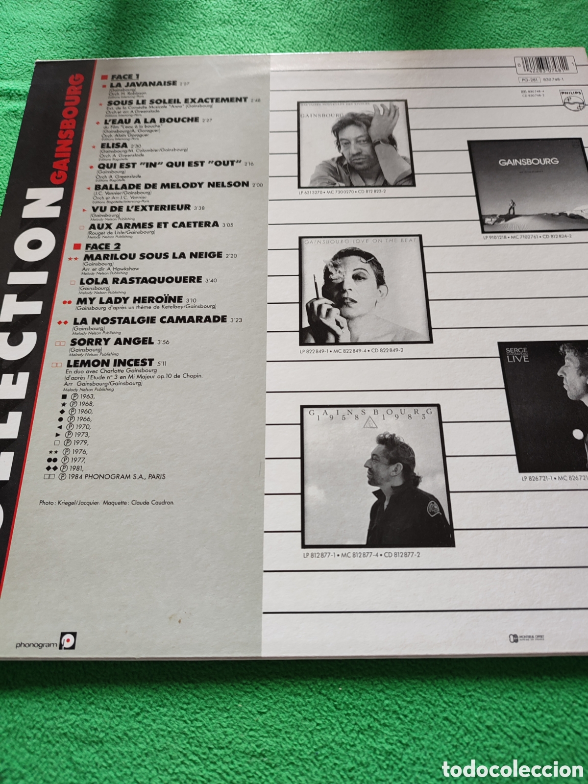 Discos de vinilo: Serge Gainsbourg - Collection Gainsbourg - Foto 2