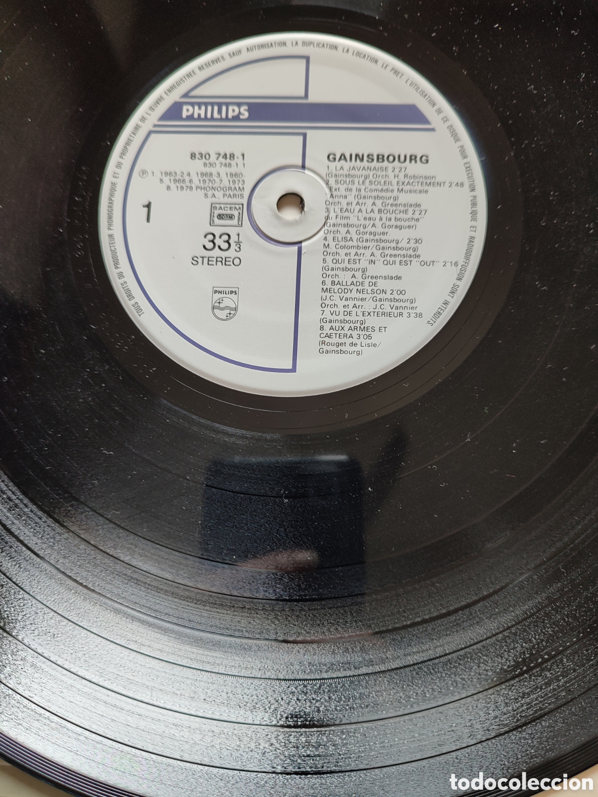 Discos de vinilo: Serge Gainsbourg - Collection Gainsbourg - Foto 3