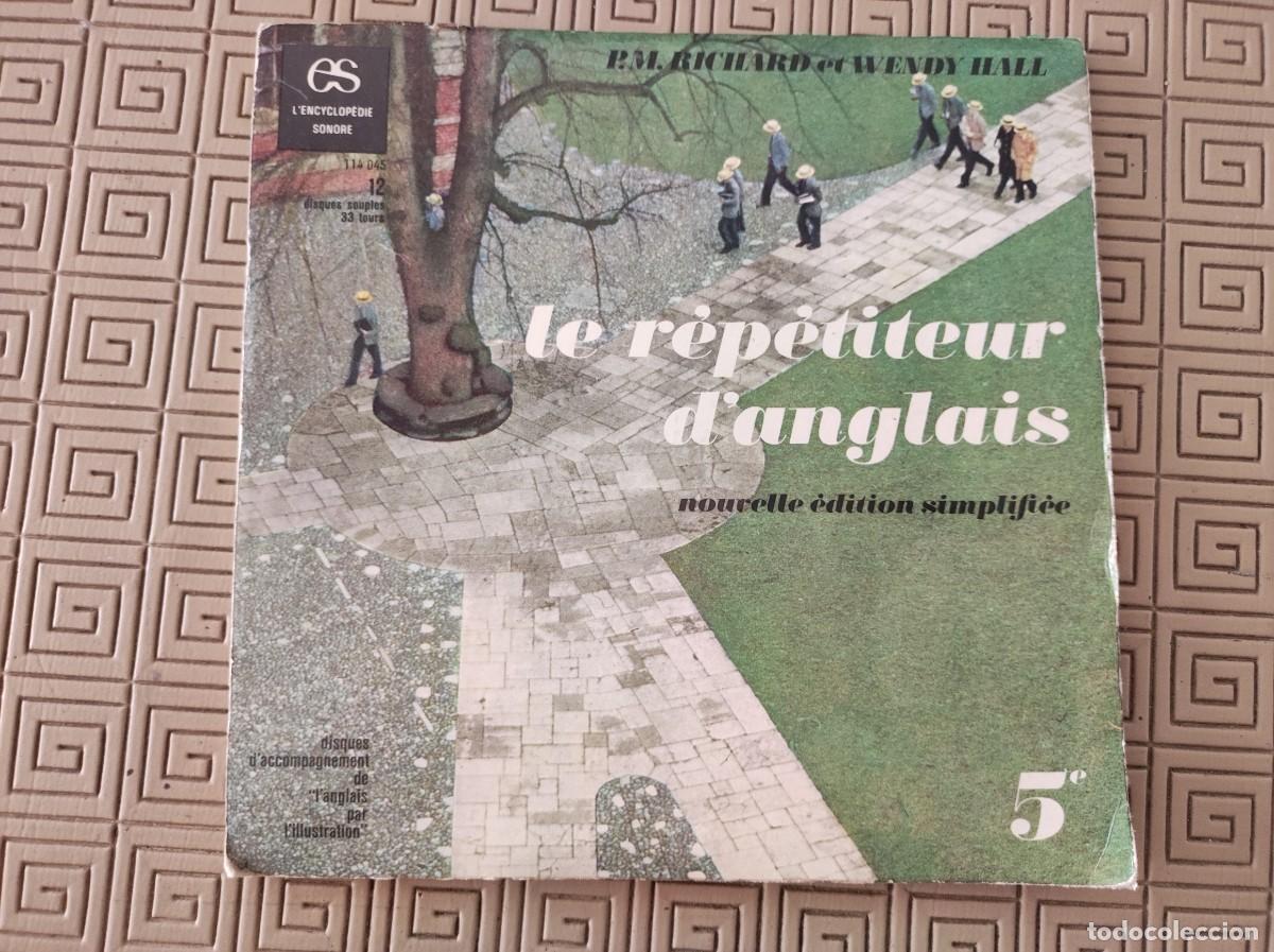 Vinyl records: P.M. Richard Et Wendy Hall &ndash; Le Repetiteur d'Anglais 5&eacute;me Label: L'Encyclop&eacute;die Sonore &ndash; 114045 F