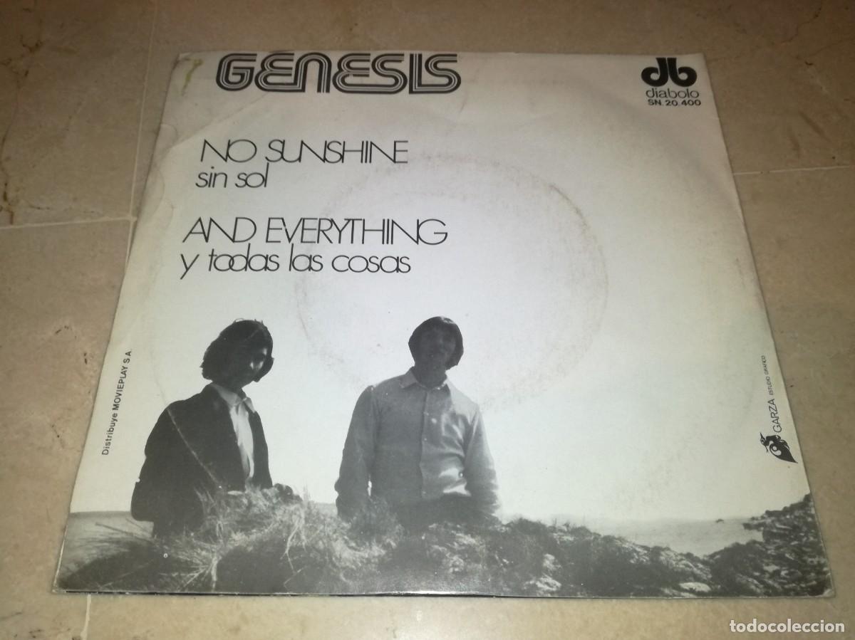 Discos de vinilo: GENESIS-NO SUNSHINE-AND EVERYTHING-ORIGINAL 1970 - Foto 2