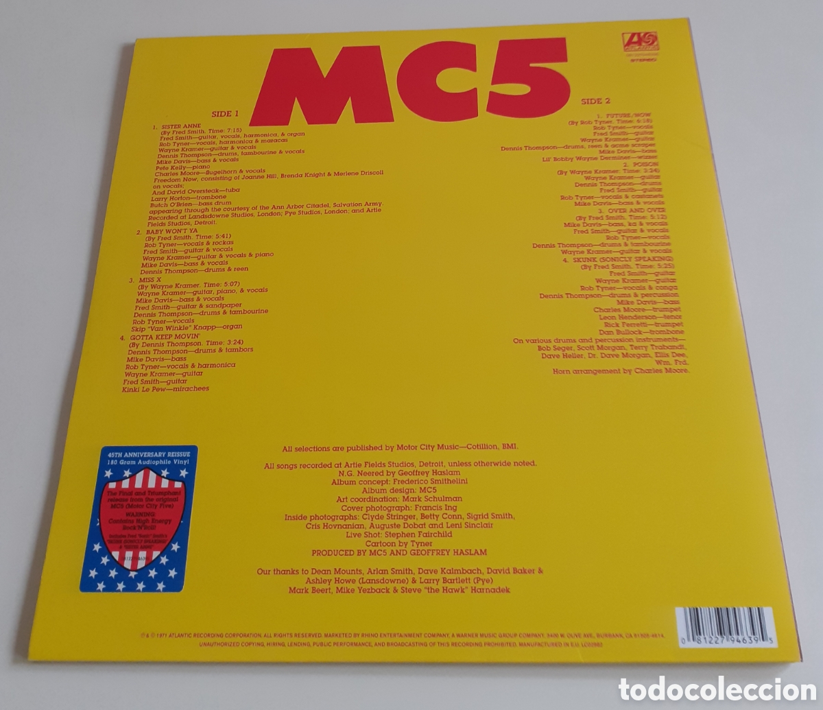 Discos de vinilo: MC5 high time LP - Foto 2