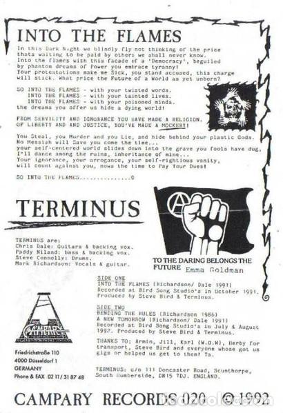 Discos de vinilo: Terminus &ndash; Into The Flames - Foto 3