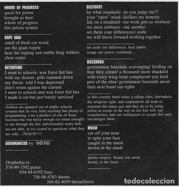 Discos de vinilo: Otophobia &ndash; Source Of Confusion - Foto 4