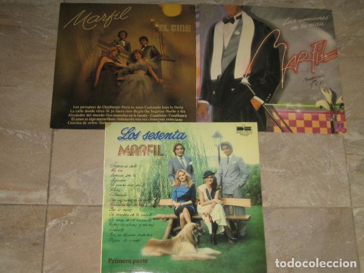 Discos de vinilo: MARFIL - LOTE DE 3 LPS - Foto 1