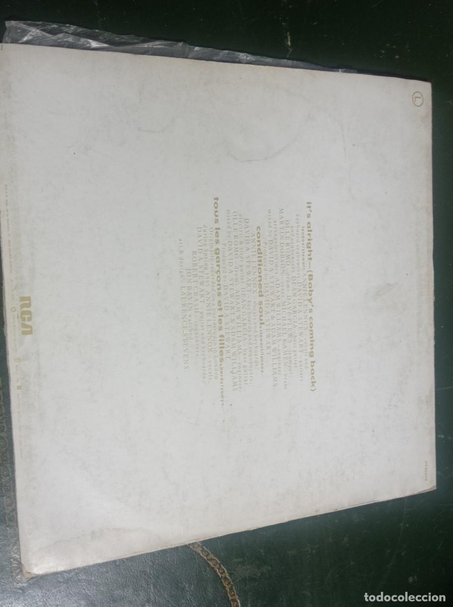 Discos de vinilo: Disco EURYTHMICS its alright (Babys coming back) - Foto 2