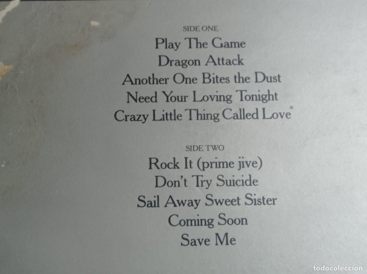 Discos de vinilo: Disco lp QUEEN The Game - Foto 10