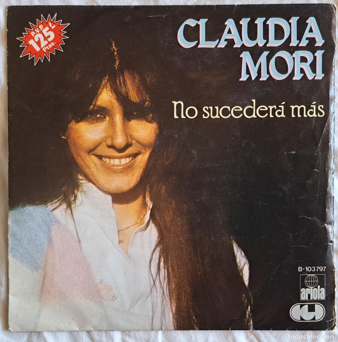Disques de vinyle: Claudia Mori. No suceder&aacute; m&aacute;s / Un Filo Di Pazzia