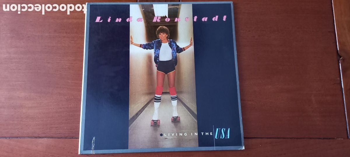 Discos de vinilo: Linda Rondstadt LP Living in the USA Elektra 1977