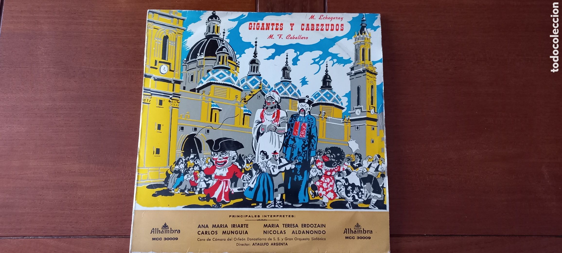 Discos de vinilo: Gigantes y Cabezudos LP Alhambra - Foto 1