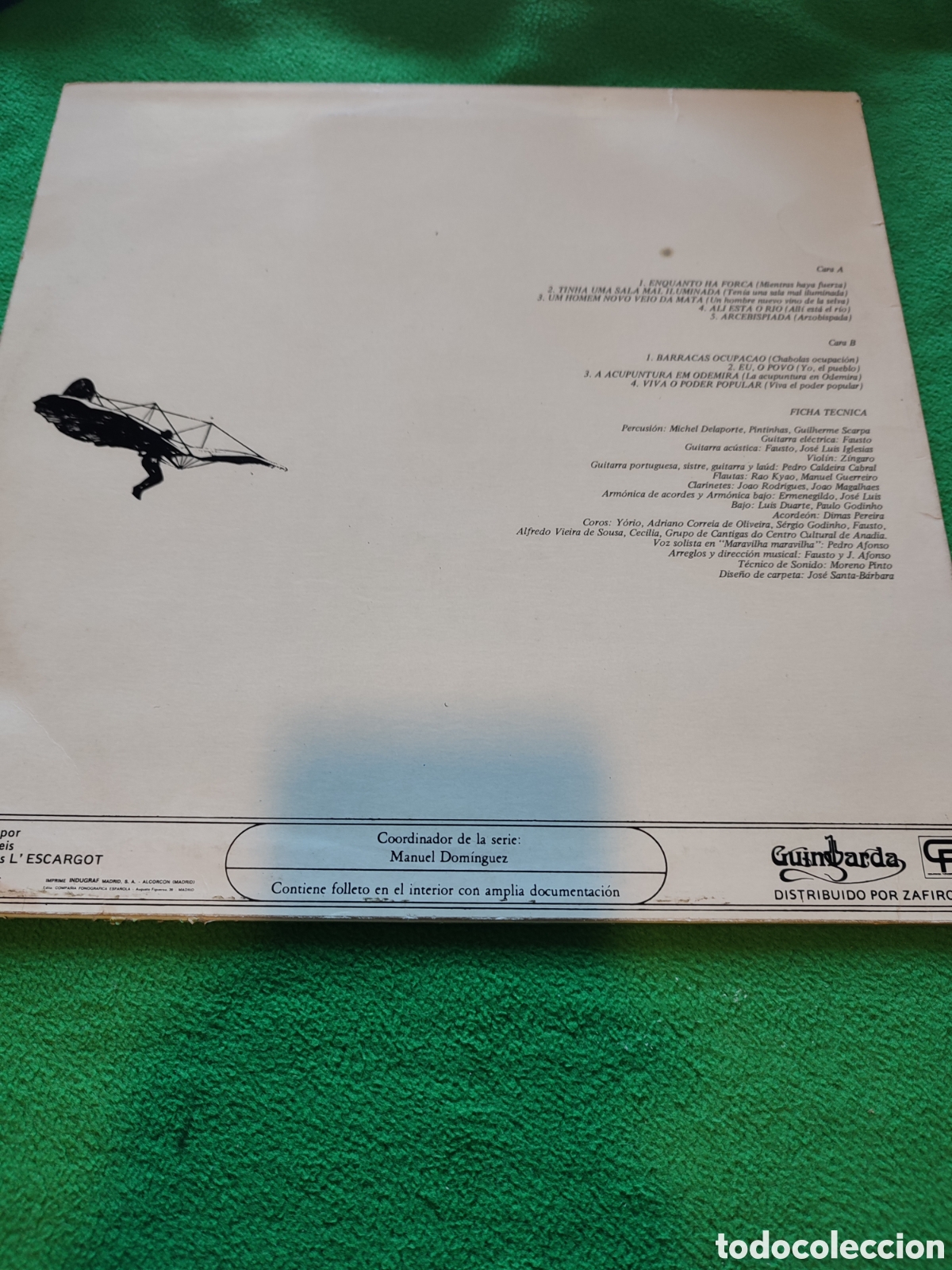 Discos de vinilo: Jos&eacute; Afonso - Encuanto ha forca - Foto 2