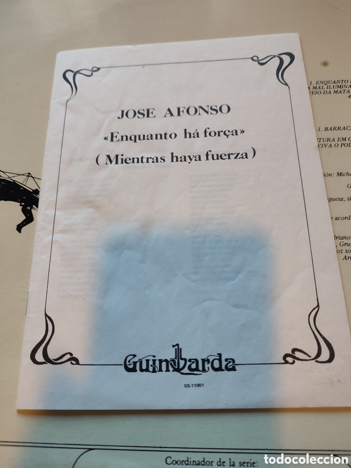 Discos de vinilo: Jos&eacute; Afonso - Encuanto ha forca - Foto 3