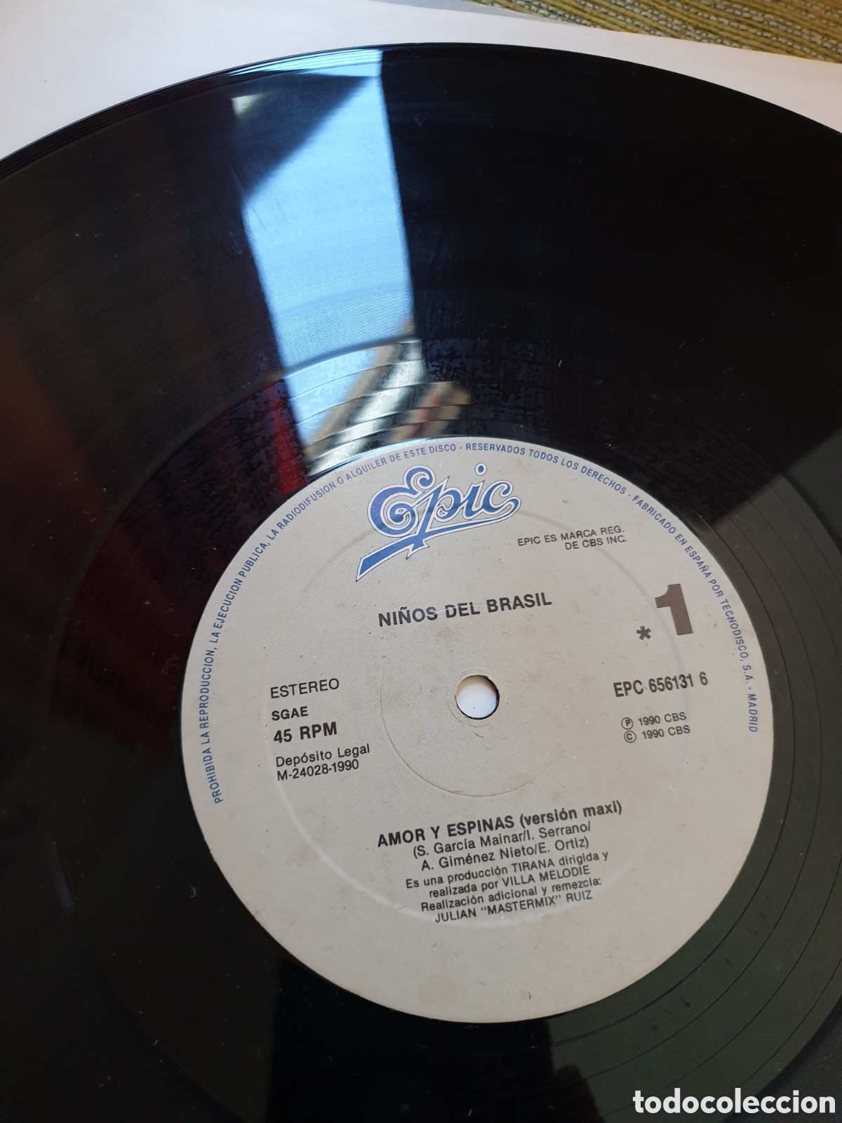 Discos de vinilo: Ni&ntilde;os del Brasil - amor y espinas - Foto 3