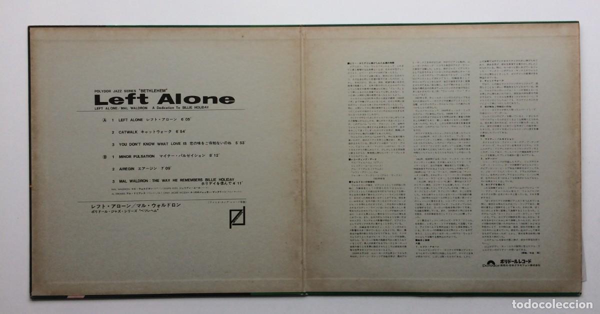 Discos de vinilo: Mal Waldron &lrm;&ndash; Left Alone , Japan 1971 Polydor* - Foto 3