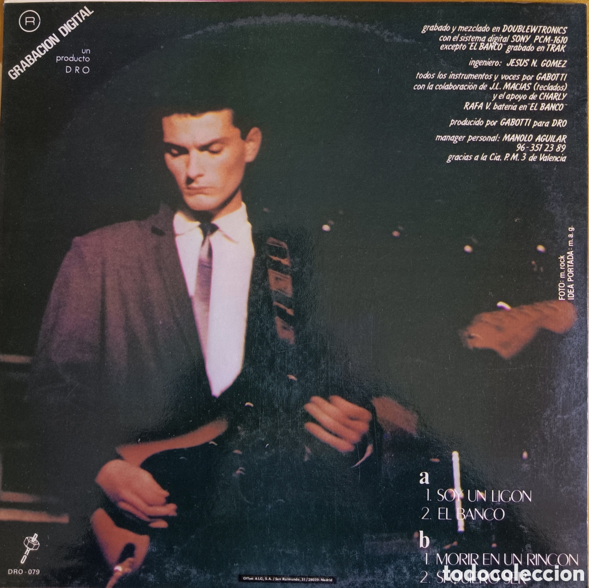 Discos de vinilo: Gabotti - Soy un lig&oacute;n, 1984 - Foto 2